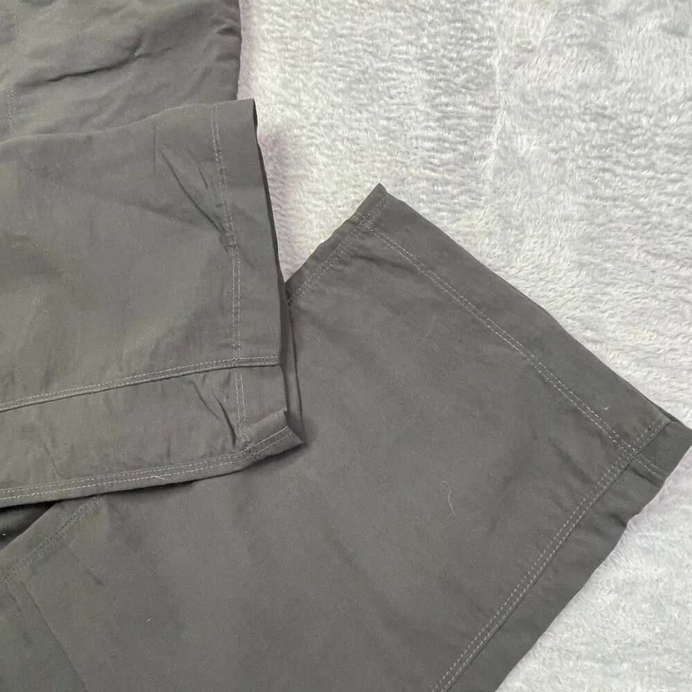 The North Face Nylon‎ Hiking Travel Pants Mens Sz 34 Gray Outdoor Gorpcore